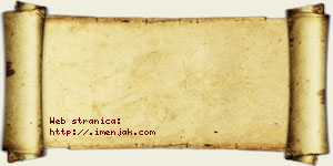 Isidora Gagović vizit kartica